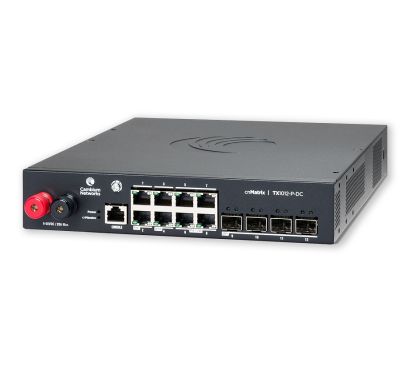 MXTX1012GxPA20 cnMatrix TX1012-P-DC, DC Powered Intelligent Ethernet PoE Switch, 8x 1Gbps and 4x SFP+.jpg